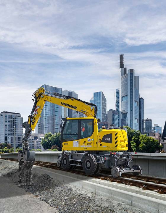 CONRAD 2223 LIEBHERR R 922 Pelles sur Chenilles+Verstellausleger Neuf