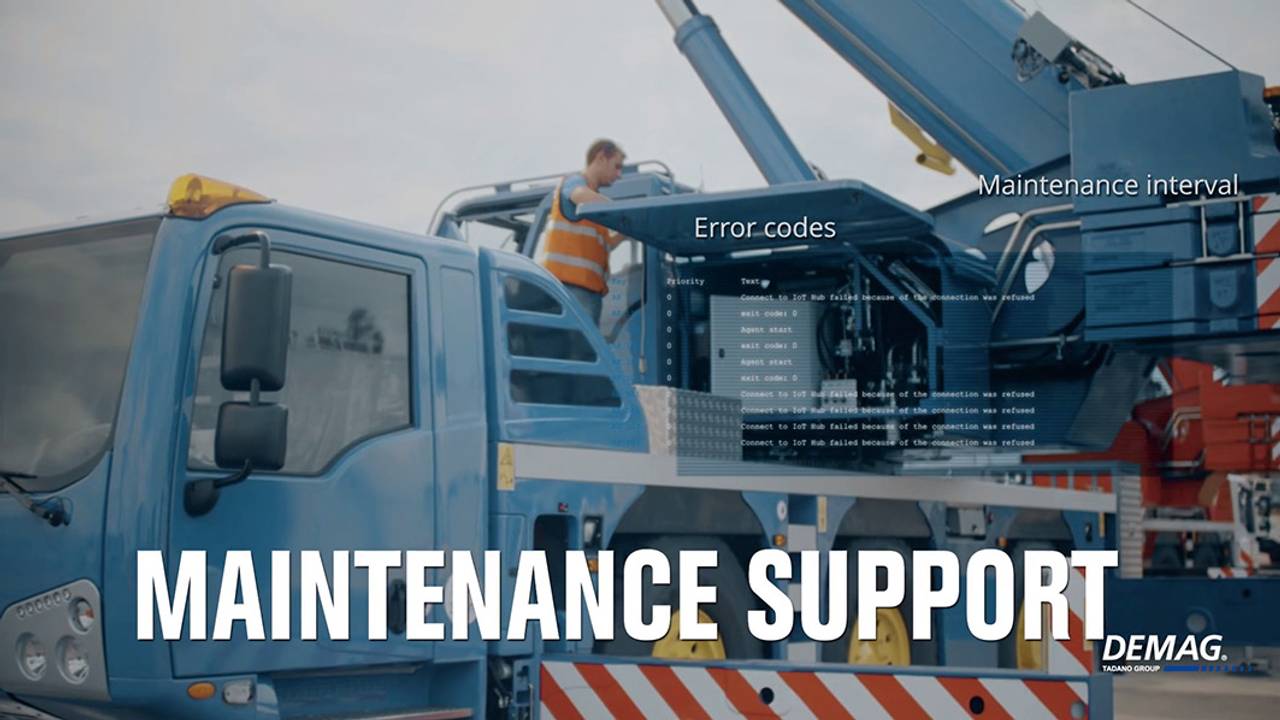 Demag’s IC-1 Remote system for mobile remote access to crane data