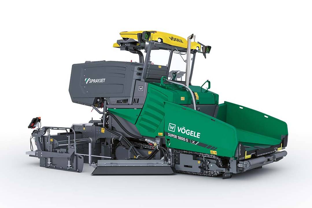 Sprayed Bituminious Surfacing Vögele presents ‘Dash 5’ spray paver
